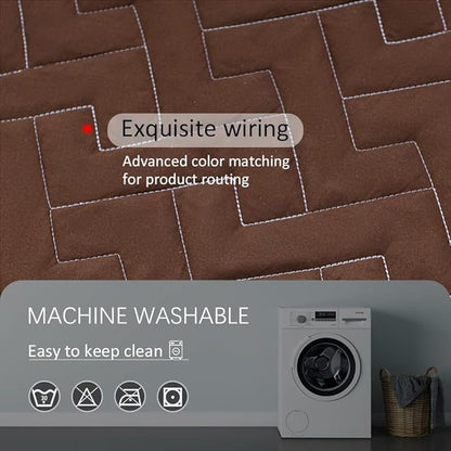 fuguitex Waterproof Dog Bed Cover Couch Cover for Pet Anti-Slip Cat Mat Pet Pad Blanket for Sofa Chair Recliner Bed Furniture Protrctor