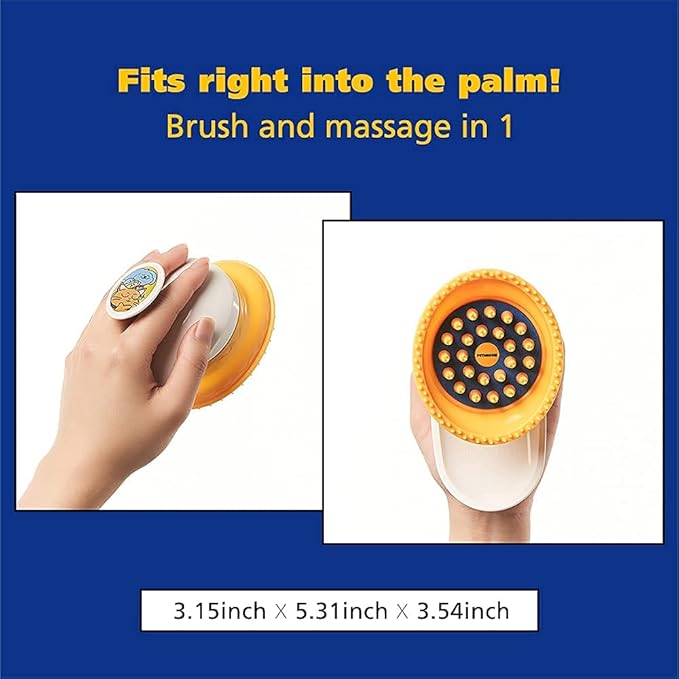 Cat Dog Brush - Pet Grooming Self Cleaning Deshedding Brush, Only Remove Loose Fur While Massaging - Anxiety Calming