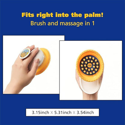 Cat Dog Brush - Pet Grooming Self Cleaning Deshedding Brush, Only Remove Loose Fur While Massaging - Anxiety Calming