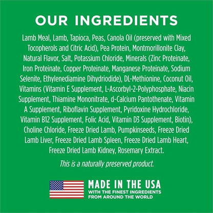 Instinct Limited Ingredient Diet, Natural Dry Dog Food, Grain Free Recipe - Real Lamb, 20 lb. Bag