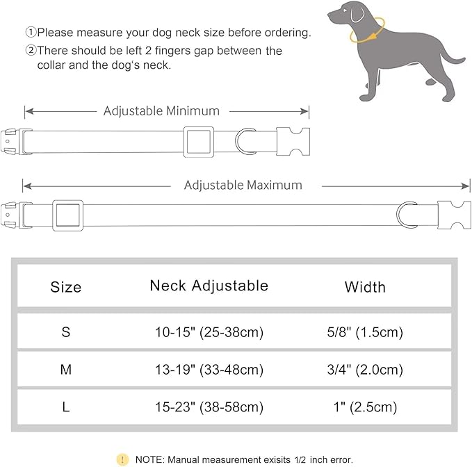 Didog Soft Padded Leather Dog Collars for Small Dogs, Classic Heavy Duty Dog Collar with Quick Release Metal Buckle, Adjustable Small Dog Collar Leather,Brown,S