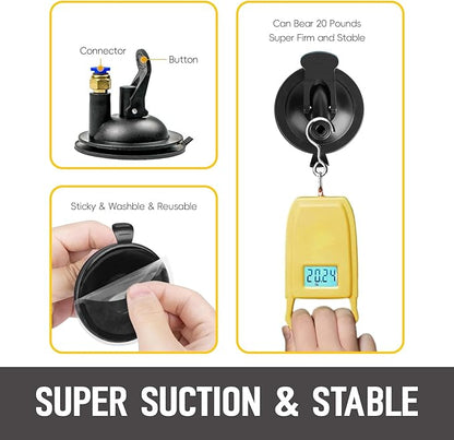 4-in-1 Interactive Cat Toys Set - Feather, String,Suction Cup Cat Toy Stick & Wand Toys with 15 Replaceable Attachments for Indoor Cats