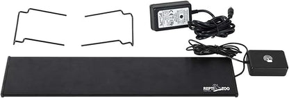 REPTI ZOO Reptile Aquarium Terrarium LED Light Ultra-thin Day and Night Light for Reptiles Aquarium Light, 3-Color Modes LED Light Hood 15W for 18 inch or Larger Terrariums for Reptile Plant Fish Tank