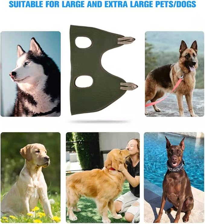 Dog Grooming Hammock Harness for Medium-Large Size Dogs, Pet Grooming Hammock Dog Nail Hammock with Nail Clippers/Trimmer,Dog Sling Holder Helper for Nail Trimming/Clipping