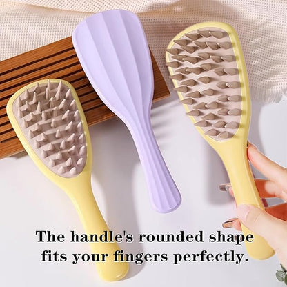 2 PCS Dog Bathing Brush Premium Dog Washing Brush Pet Bath Brush Pet Silicone Shampoo Brush with Handle for Long & Short Hair Pets Dogs Cats,Bathing, Massaging, Hair Removal