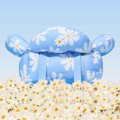 VETRESKA Pet Car Seat for Small Dogs - Washable Cat Carrier for Car Seat Portable Puppy Dog Bed, Pet Travel Carrier Bed with Safety Clip-On Leas