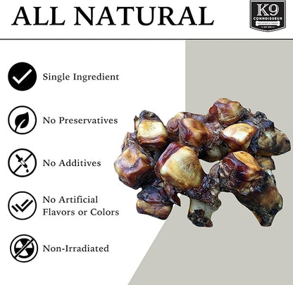 K9 Connoisseur Natural Dog Treats for Large Dogs Aggressive Chewers Made in USA Only Grain & Rawhide Free Long Lasting Marrow Filled Dog Bones for Medium Dogs Also Great Treat for a Small Breed 8 Pack