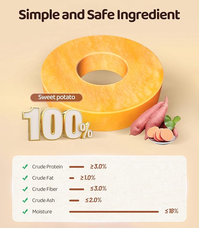 16OZ Sweet Potato Dog Training Treatsï¼_otato Cube Dog Training Treats Reward Snacks for Small Medium Large Dogsï¼ High Protein Dog Chewy Treats