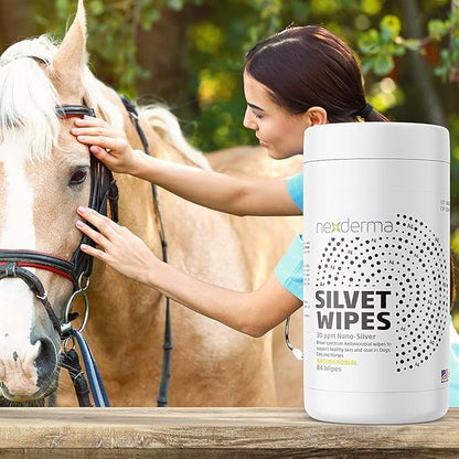 Therapeutic Pet Wipes for Dogs & Cats, Hypoallergenic Cleansing Grooming|Moist Soft Multipurpose Wipe for Yeasty Skin Folds, Interdigital Paws, Safe Around Eyes/Tear Stains, Face, Ears - 84ct