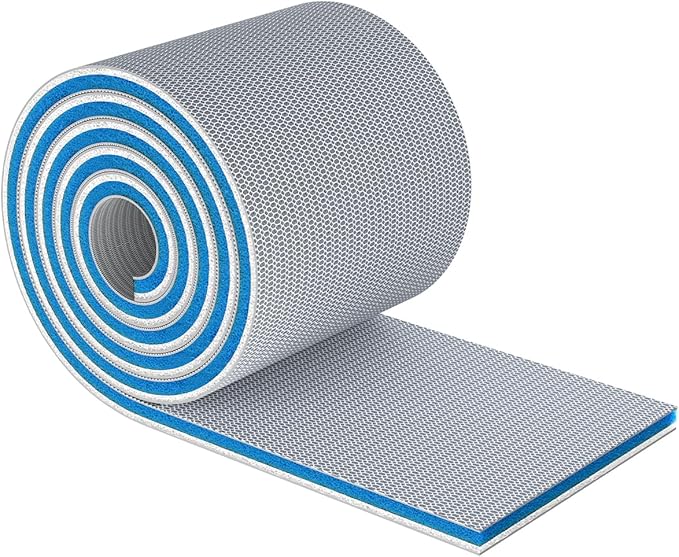 Pawfly 8-Layer Aquarium Filter Pad, 47 x 12 Inch High Density Multi-Layer Filter Floss Bio Foam, Filter Sponge Pad for Freshwater Saltwater Fish Tanks and Ponds, Cuttable Aquarium Filter Media Pad