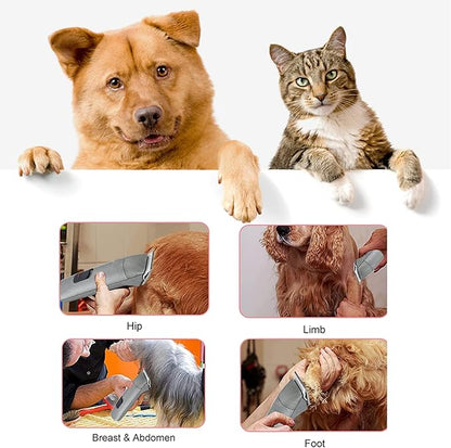 3 PC#10 Clipper Blade Dog Grooming Compatible with Andis/Wahl/Oster Dog Clippers, Carbon Infused Steel Detachable Ceramic Sharp Edge,1/16 -Inch 1.5mm Cut Length (Gold)