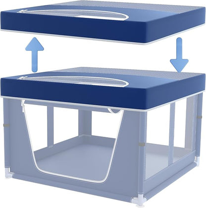 Dog Playpen Cover, Fit for 42X42 Puppy playpen, Used to Prevent Pets from Escaping, Contains Only Cover