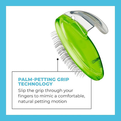 CONAIRPROPET Slicker Brush with Ergonomic Pet-It Design, Dog Brush for Shedding, Slicker Brush