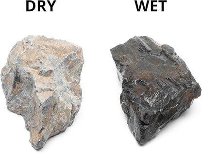 SubstrateSource Natural Stone for Aquarium, Terrarium, Paludarium, Reptile Enclosures - Set of Decorative Rocks for Landcapes, Aquascaping, Fish Tank Decor (Manten Stone, 10 Pounds, 2-6")