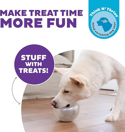 Outward Hound by Planet Dog Snoop Interactive Treat Dispensing Dog Toy, Large, White