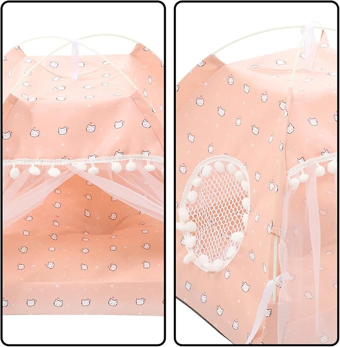 POPETPOP Kennel House Cat Tent Dog Sleeping Tent Interior Decor Outdoor Bed for Dogs Dog Kennels Indoor Outdoor Dog House Puppy Bed Portable Tent Cat Cave Beds Pet Household Supplies Cloth