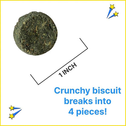 Chippin Plant-Based Spirulina Healthy Supplement & Dog Treat (5oz, 2-Pack) | Stop Grass Eating | Hypoallergenic, Chicken-Free Vegan Protein | Made in USA