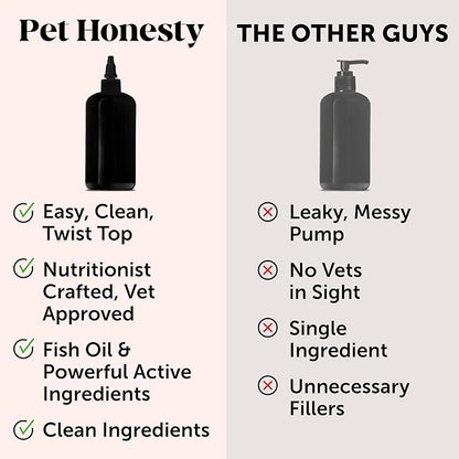 Dog Multivitamin Supplement with Salmon Oil for Dogs - Allergy Itch Relief, Digestion, Skin & Coat Health, Liquid Supplement - Dog Food Topper Bone Broth with Prebiotics (12 oz)