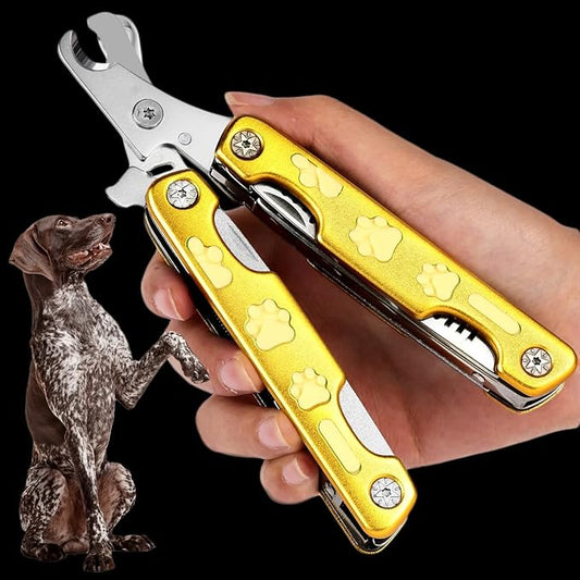 Heavy Duty Dog Nail Clippers for Thick Nail _ut Nails Like Butter, Quite Sharp Pet Nail Clippers for Large Dogs, Easy & Safe Dog Nail Trimmer for Large Medium Small Dogs Cat with Nail File