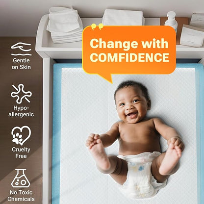 30" x 36" 50 Count Super Absorbency Disposable Bed Pads for Adults, Leakproof Quick Drying Underpads for Adults Baby Puppy, Incontinence Pads, Puppy Pad Dog Training Pee Pads