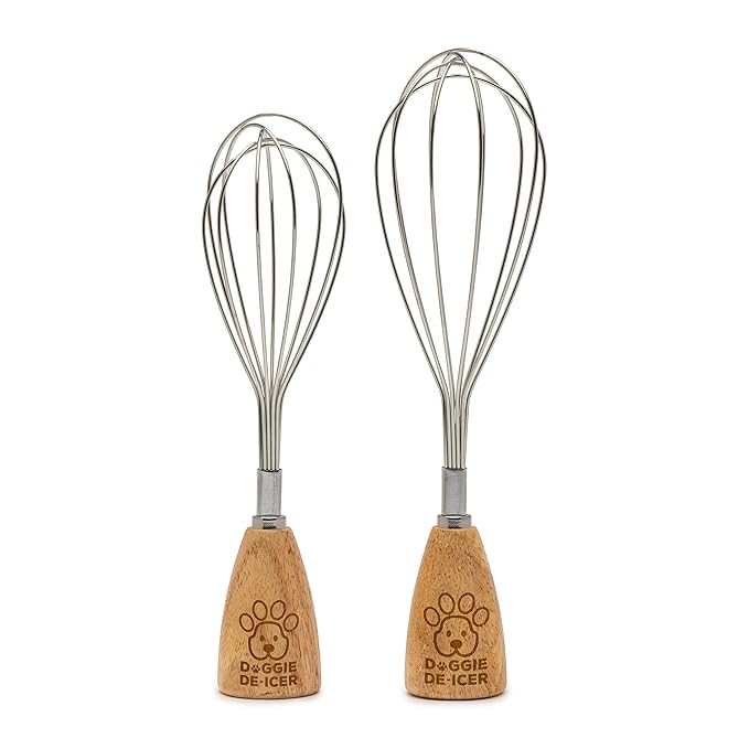 8" Doggie De-Icer. Dog grooming brush used to easily remove snow from fur.