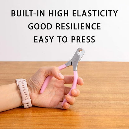 Dog Nail Clippers for Large Medium Small Breed, Heavy Duty Dog and Cat Nail Trimmers for Thick Toenail, Easy to Use Ergonomic Non-Slip Handle Sharp Grooming Cutter with Nail File