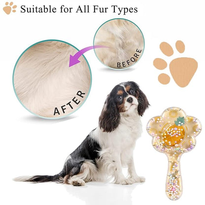 Soft Dog Brush for Small Dogs and Cat Brush for Shedding Dog Brush Hair Cleaning Comb