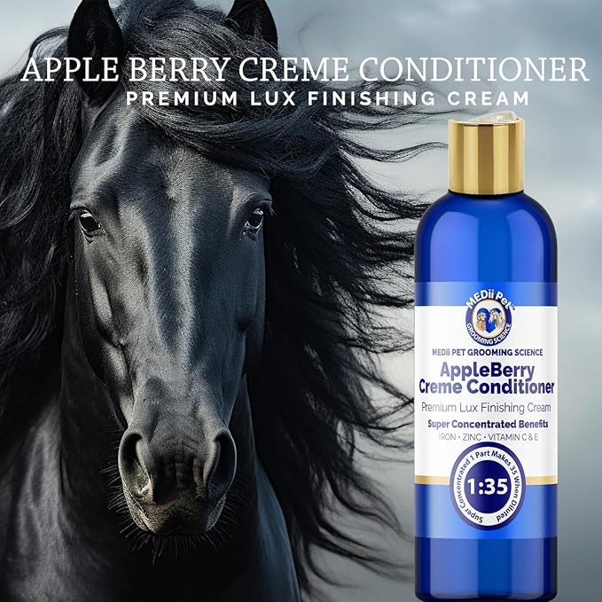 Sensitive Skin Shampoo & Conditioner: 16oz Super Concentrated Hypoallergenic Dog, Cat, Horse Safe. Gentle, no Burning, Puppy Safe Makes 4 gallons When diluted or use Full Strenght