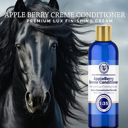 Sensitive Skin Shampoo & Conditioner: 16oz Super Concentrated Hypoallergenic Dog, Cat, Horse Safe. Gentle, no Burning, Puppy Safe Makes 4 gallons When diluted or use Full Strenght