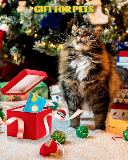 Cat Brush for Shedding, Sunflower Shape Self Cleaning Slicker Brush for Dogs Cats Puppy Rabbits, Cat Hair Brush for Removing Loose Hair, Fur, Undercoat, Mats, Tangled Hair, Knots