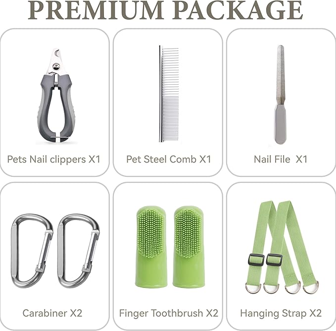 Dog Grooming Hammock  for Dogs Cat Grooming Hammock,Dog Sling for Nail Trimming with Dog Nail Clippers for Small Dogs,Dog Hammock for Nail Trim,Dog Hanging Harness for Nail Trimming