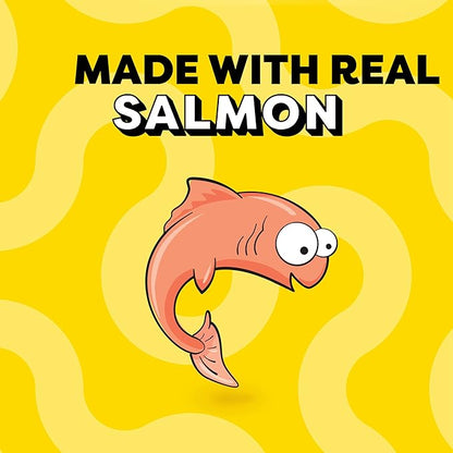 Temptations Creamy Puree Squeezable Lickable Wet Cat Treats with Salmon, 0.42 oz. Tubes, 4 Count, Pack of 11 (44 Total)