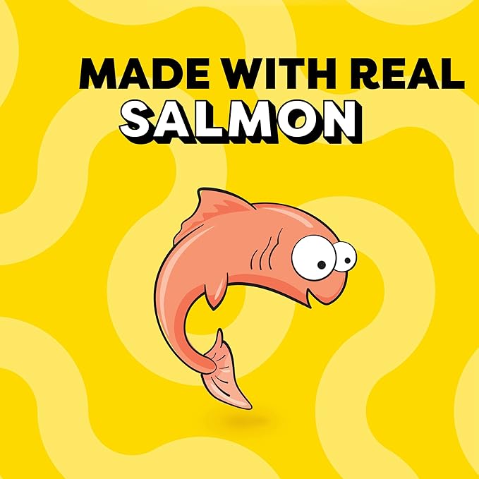 Temptations Creamy Puree Squeezable Lickable Wet Cat Treats with Salmon, 0.42 oz. Tubes, 24 Count