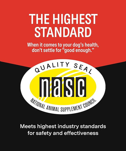 Fi Hip & Joint Supplement for Dogs | Powder Joint Support | Glucosamine, Chondroitin & MSM, Krill, Zinc | Promotes Mobility, Flexibility, Bone and Cartilage Health | Vet-Formulated | 90 Scoops