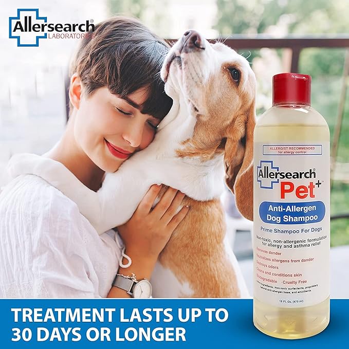 Allersearch Pet+ Anti-Allergen Shampoo, 128 oz