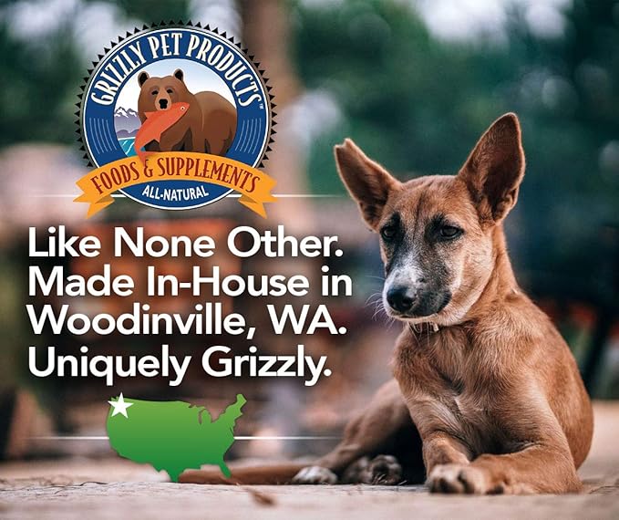 Grizzly Pet Products Salmon Plus Omega 3-6-9 Food Supplement for Dogs and Cats, 8 Ounce