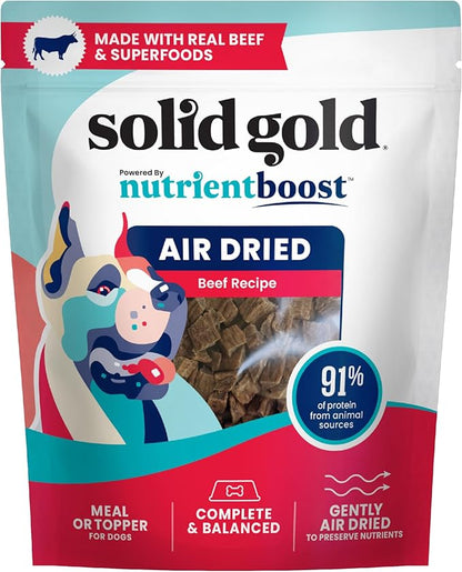 Solid Gold Air Dried Dog Food Toppers for Picky Eaters - 4 oz Sample