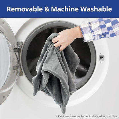 NICREW Dog Heating Pad, Temperature Adjustable Heated Dog Bed with Auto Shut Off Timer, Indoor Pet Heated Bed Mat for Cats and Dogs, 27.5 x 15.7 Inches