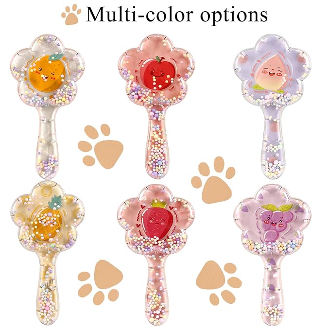 Soft Dog Brush for Small Dogs | Gentle Puppy Brush for Yorkies, Shih Tzus, Maltipoos & Maltese | Pet Hair Removal Brush with Soft Bristles | Dog Brush for Shedding (Pink Orangeï¼