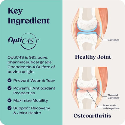 Summit Canine Joint and Mobility Supplement for Medium Dogs, All Natural Liquid Chondroitin, Liposomal Delivery for Arthritis, Hip & Joint Support Vitamin, (Dogs, 25-75lbs)