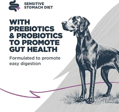 Blackwood Sensitive Skin & Stomach Dry Dog Food, Salmon Meal & Brown Rice with Ancient Grains, 10 Pound Bag with Prebiotics & Probiotics to Promote Gut Health
