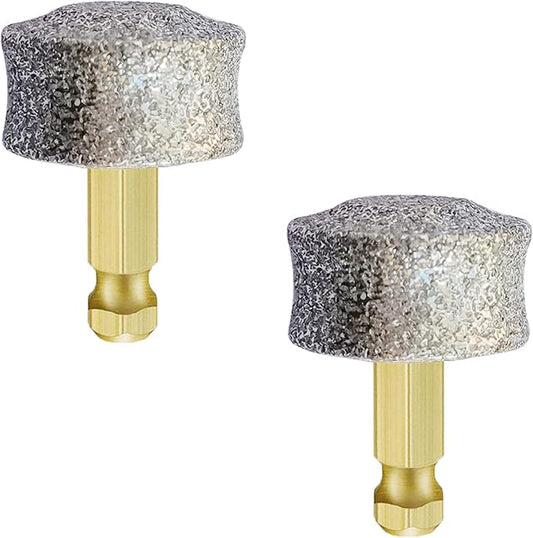 Dog Nail Grinder Replacement Tips/Heads for Casfuy, LuckyTail, Primens and Most Brands' Dog Nail Grinder - Diamond Bits/Wheel for Large Medium Small Dog Nails Care, 2Pack