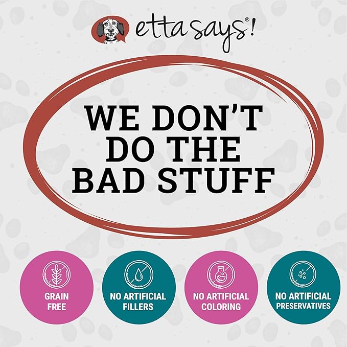 etta says! Eat Simple Freeze-Dried Dog Treats - 100% Natural Variety Pack - Duck, Turkey, and Lamb Protein - Made in USA (2.5 oz Pack of 3)