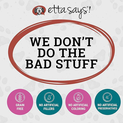 etta says! Eat Simple Freeze-Dried Dog Treats - 100% Natural Variety Pack - Duck, Turkey, and Lamb Protein - Made in USA (2.5 oz Pack of 3)