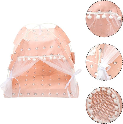 POPETPOP Kennel House Cat Tent Dog Sleeping Tent Interior Decor Outdoor Bed for Dogs Dog Kennels Indoor Outdoor Dog House Puppy Bed Portable Tent Cat Cave Beds Pet Household Supplies Cloth