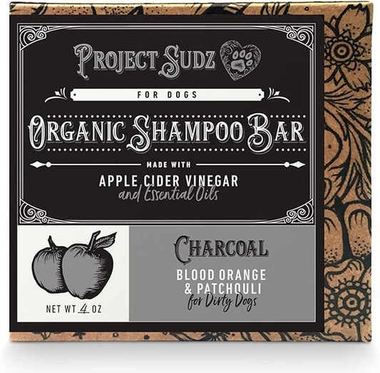 Activated Charcoal Organic Bar Shampoo for Dogs | Odor Eliminating, Deep Cleaning Natural Dog Bar (2)