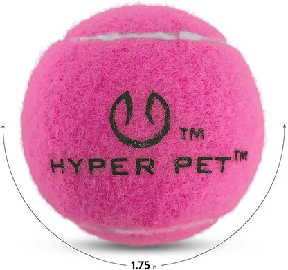 Hyper Pet MINI Tennis Balls for Dogs (Pet Safe Dog Ball Dog Tennis Balls for Exercise & Training) Dog Ball Interactive Dog Toys work with Hyper Pet K9 Kannon MINI Dog Ball Launcher - 4 Pack MINI Pink