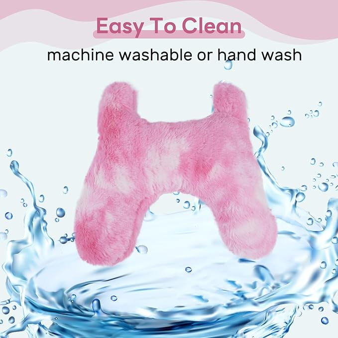 T'CHAQUE Dog Pillow Bed Cat Pillows for Indoor Cats Soft Dog Calming Pillow for Small Dogs Anxiety Relief Comfort Dog Neck Pillow Pet Sleeping Improve Pet Calming Toy for Upper Spine Support