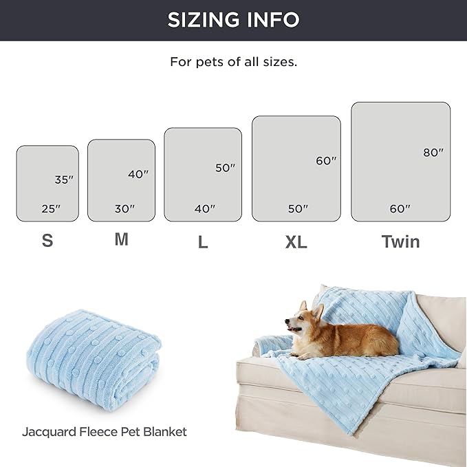 Bedsure 1 Pack 2 Dog Blankets for Small Dogs - 2pcs Washable Soft Fluffy Puppy Blanket with Premium 300GSM Coral Fleece, Cozy Cat Blankets for Indoor Cats, Fuzzy Pet Blanket for Kitten Doggy, Blue