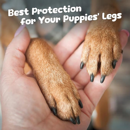 Dog Playpen with Door, 6-Panel 24" Indoor Cat Puppy Playpen, Strong Plastic Small Pet Safety Fence Dog Pen, Non-Slip and Secure Pet Gate, White